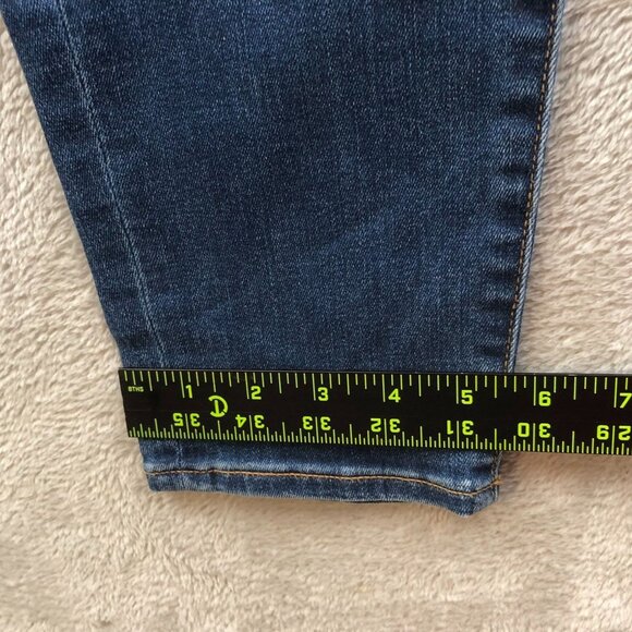 J.Crew Womens Jeans Size 29/28 Stretch Skinny Blue Denim Ankle Blue Casual - Picture 6 of 14
